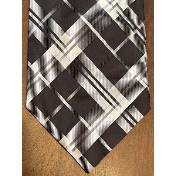 Hudson Room Black Gray 100% Silk Men’s Neck Tie Made In Italy - Picture 1 of 9